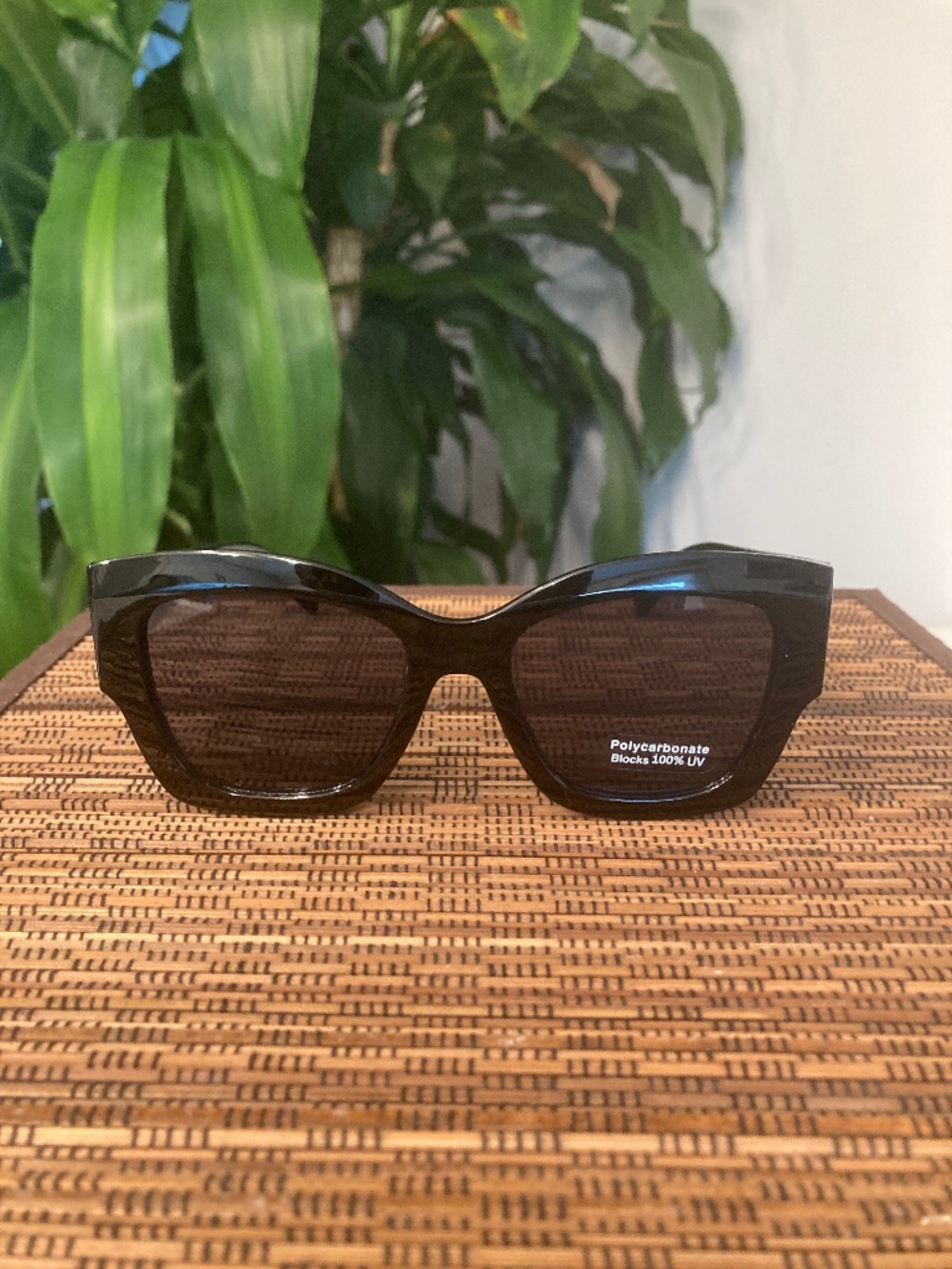 Chunky Square Cat Eye Sunglasses With Thick Frame (P4759AP)